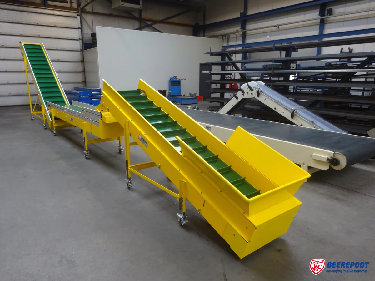 Afvalsorteer- en afvoersysteem